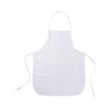 Tablier blanc adulte avec poche pour sublimation
