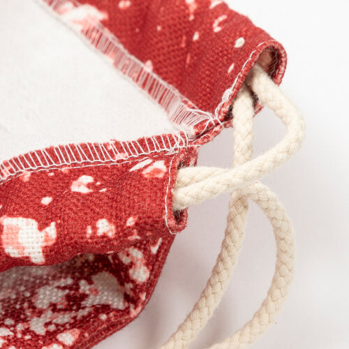 Bleget Starry Red-rygsæk til sublimering