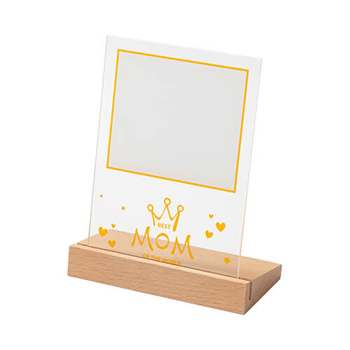 Glazen frame voor sublimatie - 12,7 x 17,8 cm - Mam