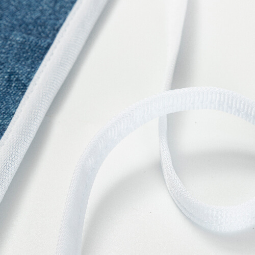 Gebleekt Starry Denim linnen schort voor sublimatie