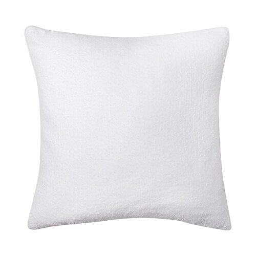 BestSub plyšová obliečka na vankúš 40 x 40 cm na sublimáciu - biela