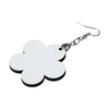 Earrings made of MDF for sublimation - flower