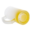 Matēta stikla trauks 470 ml sublimācijai - dzeltens gradients