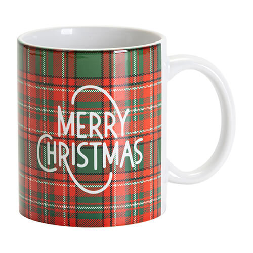 Feuille de transfert Xmas Plaid 1 - 30,5 x 30,5 cm - 4 pcs.