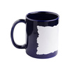 Mug 330 ml avec patch pour sublimation - bleu marine