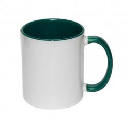 Mug ECO 330 ml FUNNY dark green Sublimation Thermal Transfer
