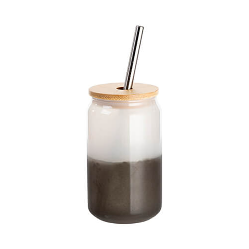 400 ml aukstuma maiņas glāze sublimācijai - melna