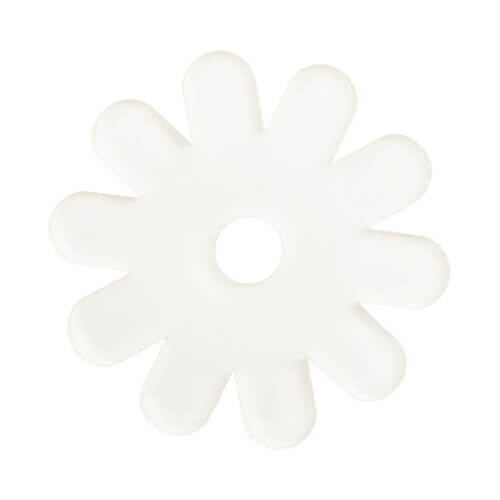 Acrylic name badge for sublimation - chrysanthemum