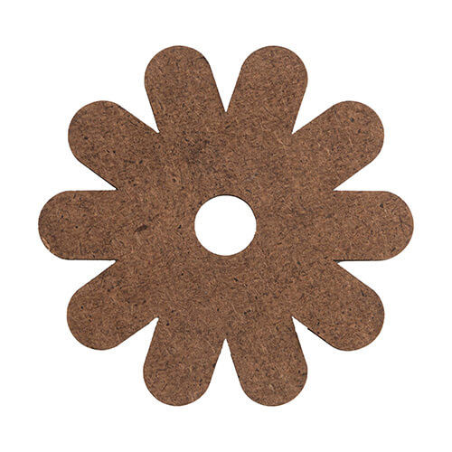 Fiberboard name badge for 1200 ml mug for sublimation - chrysanthemum