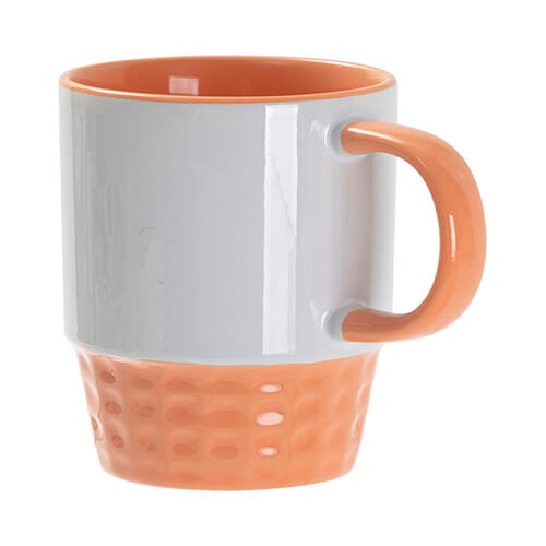 Kubek 300 ml do układania w stos do sublimacji - pomarańczowy