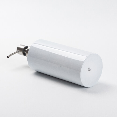 Dispensador de jabón de acero inoxidable para sublimación - blanco