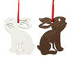 Pendentif MDF unilatéral pour sublimation - lièvre