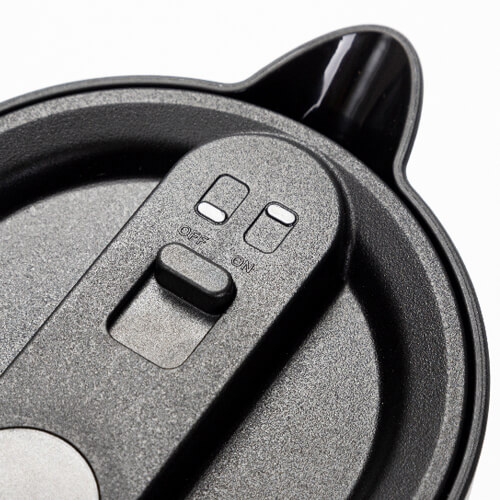 Ruostumattomasta teräksestä valmistettu lämpökahvipannu 1200 ml sublimaatiota varten - valkoinen