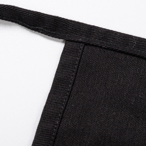 Tablier noir avec trois poches pour adultes pour sublimation