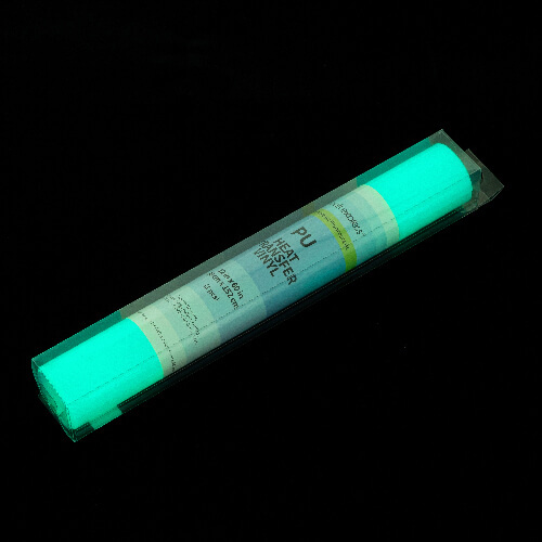 Luminestseeruv flex foolium - siniselt helendav roheline