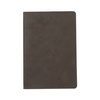 Set of 2 notebooks with engraved leather cover - brown