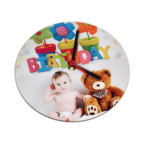 Falióra MDF-ből Ø 19 cm Szublimációs hőátvitel