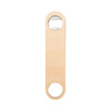 Stainless steel and wood bottle opener for sublimation