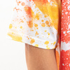 T-Shirt Cotton-Like Bleached Leopard Dreams Orange for sublimation