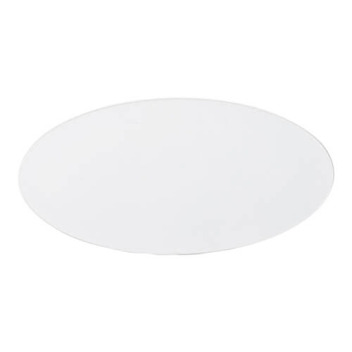 Akryylilappu 7,6 x 3,8 cm sublimaatiota varten - soikea