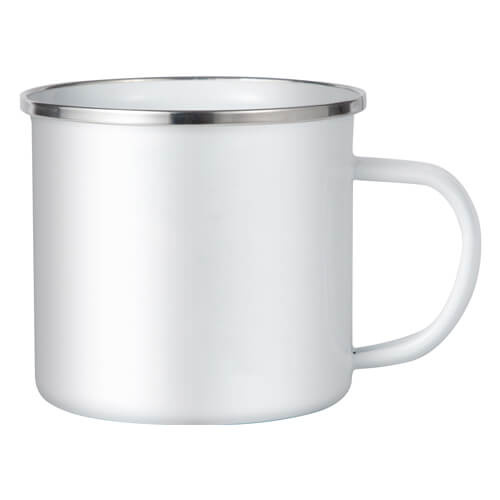 Metāla krūze 500 ml sublimācijai - balta