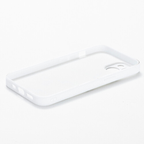 Funda iPhone 14 caucho sublimación blanca