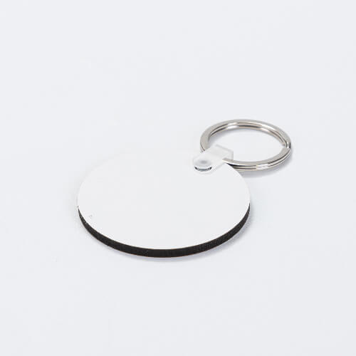 Double-sided MDF keychain for sublimation - circle