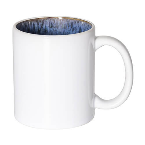 330 ml mok met geglazuurde binnenkant voor sublimatie - donkerblauw