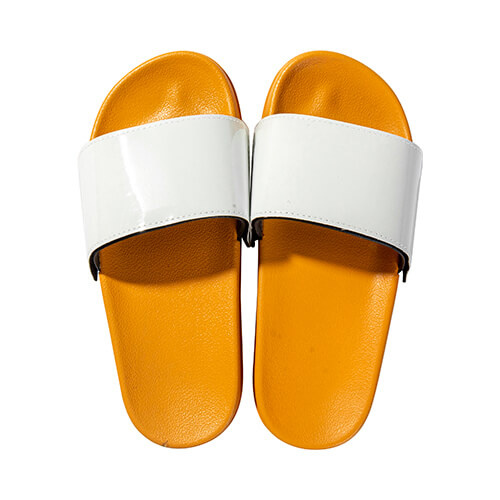 Adult flip-flops for sublimation - yellow sole