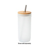 720 ml Mason Jar glass mug with bamboo screw cap for sublimation