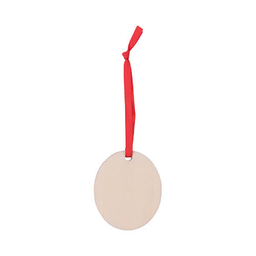 Drveni privjesak za božićno drvce za sublimaciju - ovalni