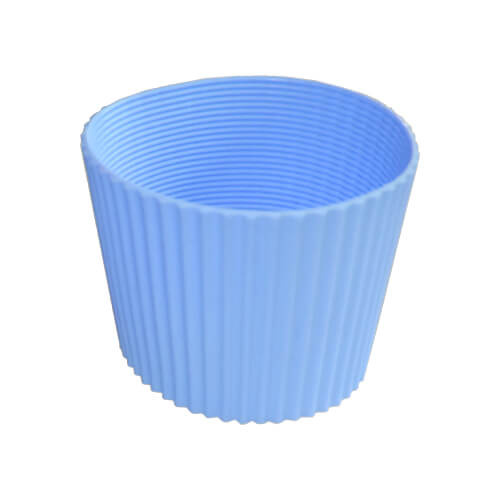 Bande en caoutchouc bleu azur pour mug de voyage ECO