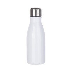 Flacon en aluminium 450 ml pour sublimation - blanc