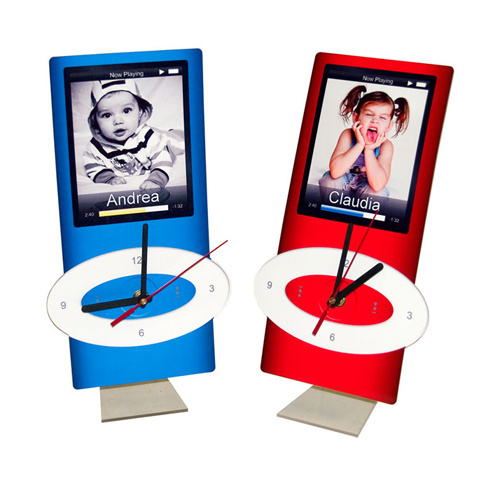 Stoječa ura iz MDF - iPod - Sublimacijski toplotni prenos