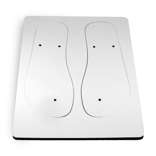 Fotografie flip flop negru Sublimare transfer termic