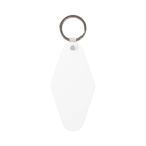 One-sided key ring made of MDF for sublimation - rhombus