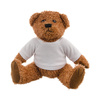 Nounours en peluche 18 cm avec chemise pour impressions en sublimation – marron