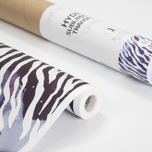 Craft Express hidrosublimācijas plēve - Zila Zebra