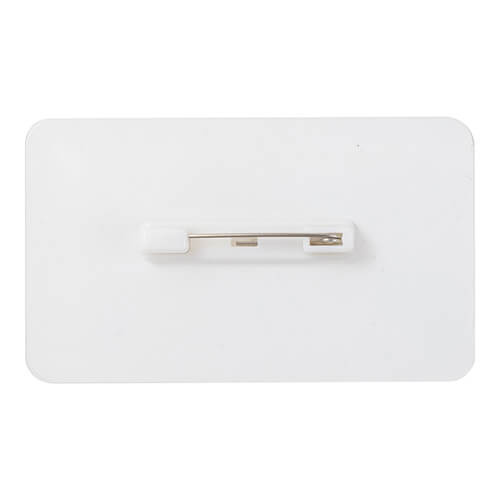 Acryl badge 7,6 x 4,5 cm voor sublimatie