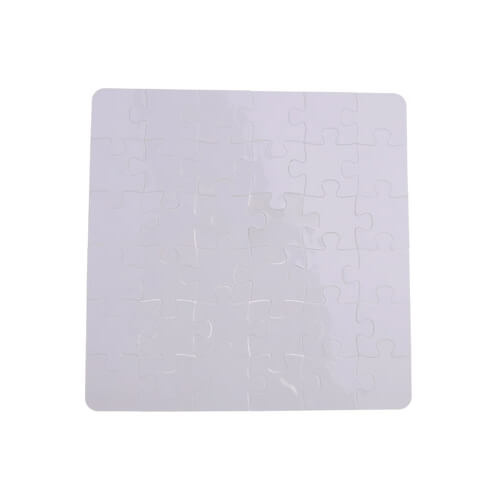 Plastic jingsaw puzzle 19,5 x 19,5 cm 36 pieces Sublimation Thermal Transfer