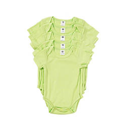 Children's body with short sleeves for sublimation - green
