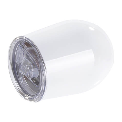 Jarra para vino caliente 260 ml para sublimación - blanco con orificio para beber con llave