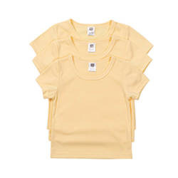 Children's short-sleeved t-shirt for sublimation - yellow
