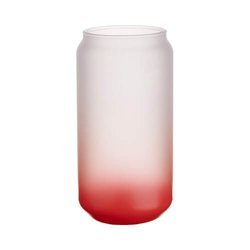 Vidrio esmerilado para sublimación 550 ml - degradado rojo