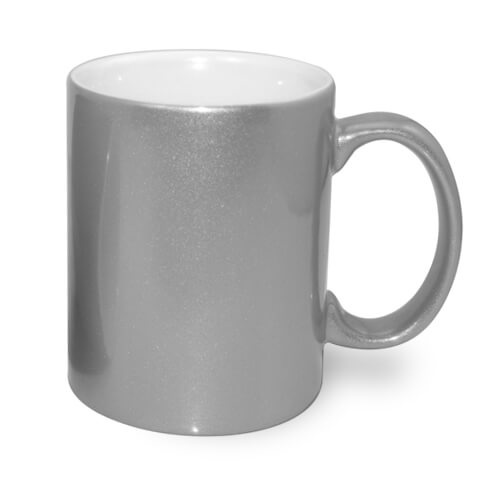 Mug 330 ml métallisés – argenté Sublimation Transfert Thermique