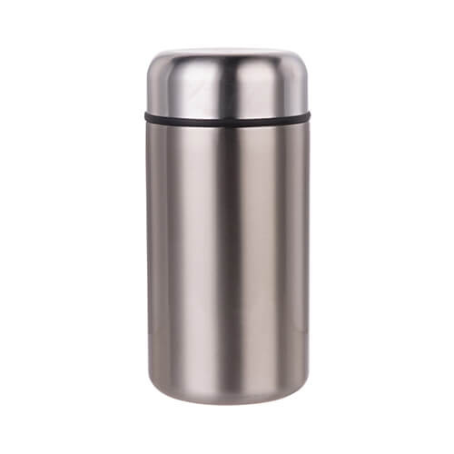 Ruostumattomasta teräksestä valmistettu 480 ml termoskannu sublimaatiota varten - hopea