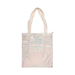 Glitterzak 34 x 37 cm voor sublimatie - champagnekleurig