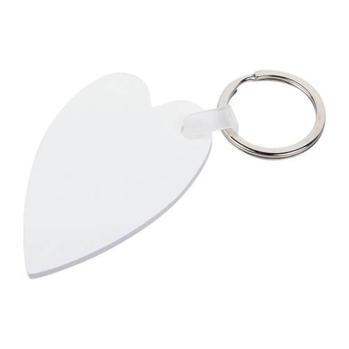 Breloc de plastic pentru sublimare - inimă