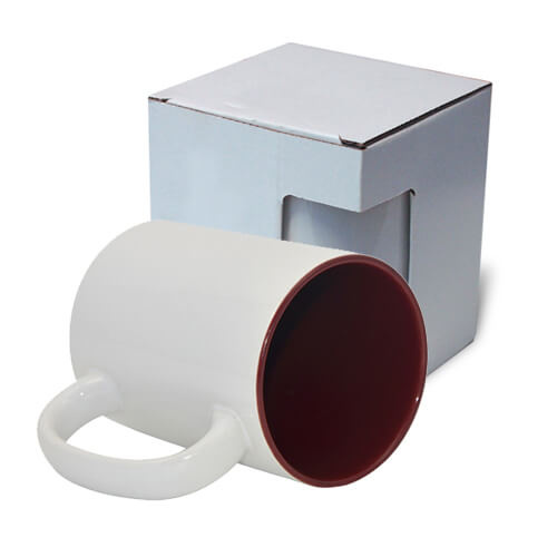 MAX A+ 450 ml kruus kastanpruuni sisemusega koos KAR5 sublimatsiooni termotransfeeriga karbiga