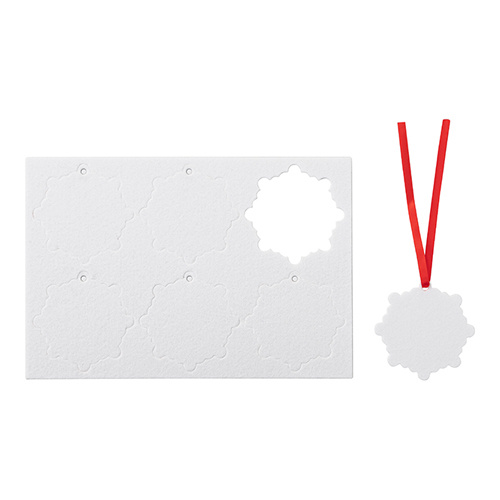 Samochodowa zawieszka zapachowa do sublimacji - płatek śniegu